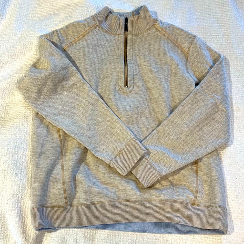 Men’s Tommy Bahama Reversible Quarter Zip Sweater